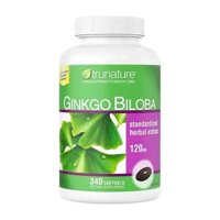 Ginkgo Biloba 120 mg Trunature 340 viên – Viên uống bổ não