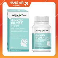 Ginkgo Biloba 2000 thuốc bổ não của Úc – Hãng Healthy Care