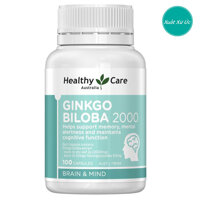 Ginkgo Biloba 2000 thuốc bổ não của Úc – Hãng Healthy Care [MẪU MỚI]