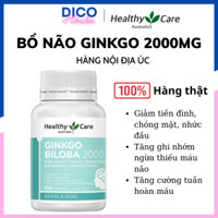 Ginkgo Biloba 2000 thuốc bổ não của Úc – Hãng Healthy Care