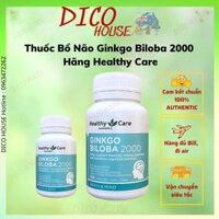 Ginkgo Biloba 2000 thuốc bổ não của Úc – Hãng Healthy Care