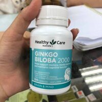 Ginkgo Biloba 2000mg 100 viên Healthy Care