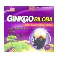Ginkgo Biloba 240mg MediUSA TÍM, 10 vỉ x 10 viên
