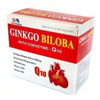 Ginkgo Biloba 360mg With Coenzym Q10 USA (H/100v) (Đỏ)