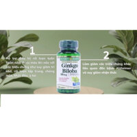 ginkgo biloba 60mg (cao bạch quả, hỗ trợ tăng cường tuần hoàn máu não: chóng mặt,nhức đầu,giảm trí nhớ,di chứng tai biến