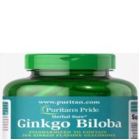 Ginkgo Biloba hộp 200 viên 120 mg Puritan's Pride - Viên uống bổ não, chống chóng mặt của Mỹ