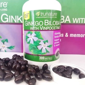 Ginkgo Biloba - Tăng cường tuần hoàn não - Hộp 300 viên của Mỹ