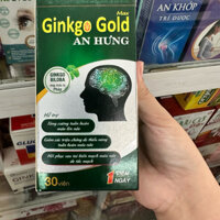 Ginkgo Gold An Hưng-Hỗ trợ tăng cường tuần hoàn não,giảm thiểu năng tuần hoàn não,phục hồi não sau tai biến