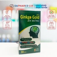Ginkgo gold an hưng - lọ 30 viên - hoạt huyết ích não - DINHDUONGPLUS - DD55 1