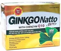 Ginkgo Natto 120mg with Coenzym Q10 New Best USE (H/100v) (VÀNG)