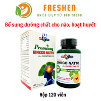 Ginkgo Natto Plus Coenzyme Q10 -Ginkgo Natto Plus Q10 giúp hỗ trợ hoạt huyết, tăng cường lưu thông máu