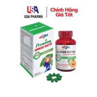 Ginkgo Natto Plus Coenzyme Q10 Giúp hỗ trợ hoạt huyết, tăng cường lưu thông máu - Lọ 120 viên