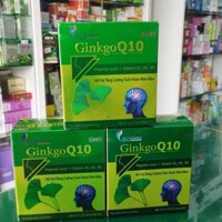 Ginkgo Q10 Isopharco- Hỗ trợ tăng cường tuần hoàn máu não, giảm thiểu năng tuần hoàn não, suy giảm trí nhớ
