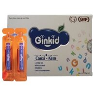 Ginkid canxi-kẽm hộp 20 ống