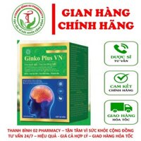 GINKO PLUS VN-GIÚP TĂNG CƯỜNG TUẦN HOÀN MÁU NÃO GIẢM CÁC TRIỆU CHỨNG CỦA THIỂU NĂNG TUẦN HOÀN NÃO