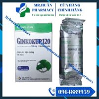Ginkokup 120 (Hộp 6 vỉ x 10 viên) – Thuốc điều trị sa sút trí tuệ, bổ não
