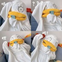 Gintama Elizabeth Bộ Đồ Ngủ Nữ Vịt Mùa Hè Một Mảnh Ngộ nghĩnh Dễ Thương Túi Ngủ Cặp Đôi Váy Ngủ
