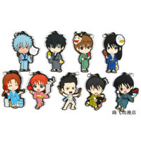 Gintama Ichigo Phần thưởng Mặt dây chuyền cao su đặt hàng Nhật Bản Hàng số lượng lớn Gintama Kagura Yamazaki Retreat Okita Sougo Tufang Shineya