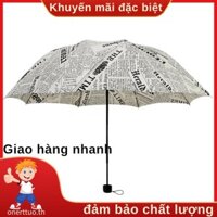 Gió Anh Đen Trắng Báo Ô Gấp Thời Trang Tự Động Ô Chống Nắng / Mưa Dù Dù Dù-Trắng. hu5855vn