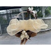 giỏ cắm hoa , làn cắm hoa, giỏ đựng trái cây, giỏ quà Tết trang trí sẵn