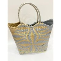 Giỏ cánh bướm nhựa chuẩn, Giỏ Đan Tay, Túi Xách Đan Tay Thủ Công Handmade, Làn Nhựa Đi Chợ,Túi thời trang