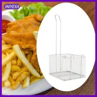 Giỏ chiên, Giỏ khoai tây chiên kiểu Pháp, Dụng cụ lọc thực phẩm, Giỏ phục vụ chiên bằng thép không gỉ để nướng, quán cà phê