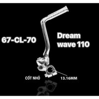 Giò đạp mẫu Take wave/dream/fuled/wave A110/S100/Rs100 màu crom gắn kiểng