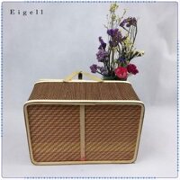 Giỏ dệt bằng tre Giỏ cầm tay có tay cầm cho đồ ăn nhẹ bánh trung thu Ủng hộ bữa tiệc