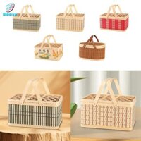 Giỏ dệt tay blesiya đựng trái cây và rau củ, đựng đồ vệ sinh và đồ ăn nhẹ