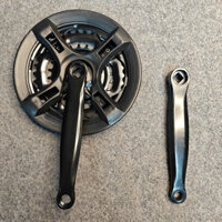 Giò Dĩa Đùi Dĩa Xe Đạp Thép 3 Tầng 24/34/42T-170mm Cốt Vuông