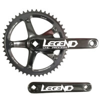Giò dĩa nhôm cốt vuông Fixed gear Legend 1 tầng 46T