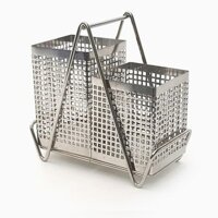 Giỏ đũa 2 ngăn inox (140 x 55 x 140) - ST_473