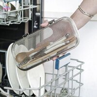 Giỏ đựng dao kéo lưới JESJELIU Ngăn kéo đa chức năng bằng thép không gỉ