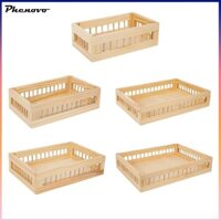 Giỏ đựng đồ bằng gỗ Giỏ đựng đồ để bàn Hộp đựng đồ chơi trái cây Sách