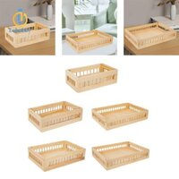 Giỏ đựng đồ bằng gỗ Giỏ trang trí nhà bếp cho mỹ phẩm Đồ chơi rau củ