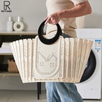 Giỏ đựng đồ bằng nhựa thanh lịch để giặt và tổ chức