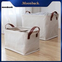 Giỏ đựng đồ có thể gập lại Túi đựng đồ chơi phòng trẻ em bằng vải lanh Cotton chống bụi bẩn cho phòng ngủ