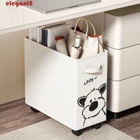 Giỏ đựng đồ dưới bàn, Hộp đựng quần áo dung tích lớn bằng vải Oxford, chống ẩm có thể tháo rời có bánh xe Giỏ đựng quần áo bẩn có thể gập lại Nhà bếp