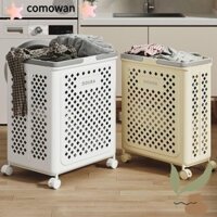 Giỏ đựng đồ giặt COMOWAN, Dụng cụ sắp xếp đa chức năng trượt mượt mà, Hộp đựng đồ rỗng dung tích lớn có bánh xe Giỏ đựng quần áo bẩn