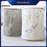Giỏ đựng đồ giặt gấp in hình đá cẩm thạch Bắc Âu Thùng đựng quần áo bẩn
