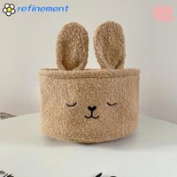 Giỏ đựng đồ lặt vặt, Túi đựng đồ thêu sang trọng, Túi đựng đồ chơi tai thỏ dễ thương đa năng