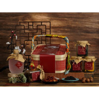 Giỏ đựng đồ mây tre, giỏ Picnic mây tre, hộp đựng bánh trung thu, hộp quà có nắp