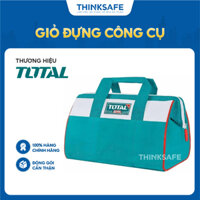 Giỏ đựng đồ nghề Total nhiều kích cỡ 13-24 inch, trọng tải 12-25kg chất liệu Polyester Giỏ xách đựng công cụ -Thinksafe