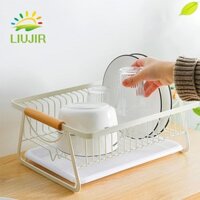 Giỏ đựng đồ nhà bếp LIUJIR Tay cầm bằng gỗ Bát lớn và Đũa