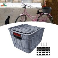 Giỏ đựng đồ phía sau xe đạp Giỏ đựng thú cưng di động có đèn hậu phản quang Giá chở hàng để đi xe đạp ngoài trời Mua sắm