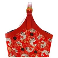 Giỏ đựng quà tết bằng da cao cấp mới nhất