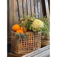 Giỏ đựng quà tết có 2 quay xách tiện lợi, gọn,  đảm bảo cứng cáp chịu lực cao lên đến 10-20kg