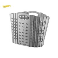 Giỏ đựng quần áo bẩn đa chức năng Giỏ quần áo bẩn di động màu xám