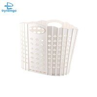 Giỏ đựng quần áo bẩn gấp đa chức năng Giỏ quần áo bẩn di động màu trắng