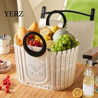 Giỏ đựng quần áo có thể gập lại YZ, Giỏ đựng quần áo bẩn bằng nhựa dày, Giỏ đựng đồ giặt treo tường chống nước rỗng di động cho gia đình